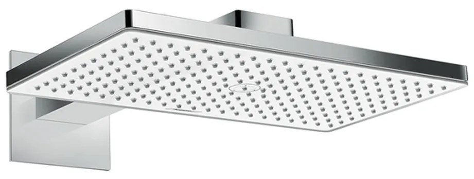 Hansgrohe Rainmaker Select, hlavová sprcha 460 1jet EcoSmart so sprchovým ramenom, biela/chrómová, HAN-24013400