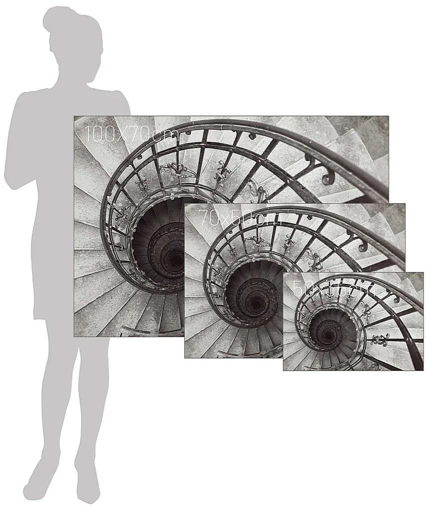 Plátno maľba Spiral Stairs