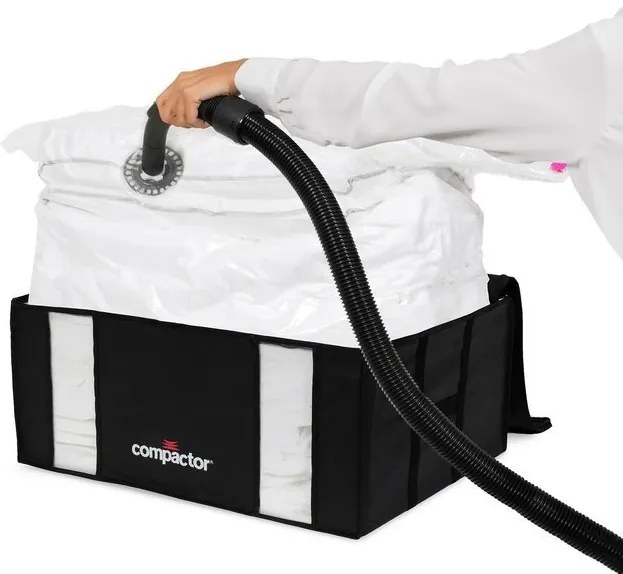 Úložný box Compactor 3D Black Edition, 210 l, čierna