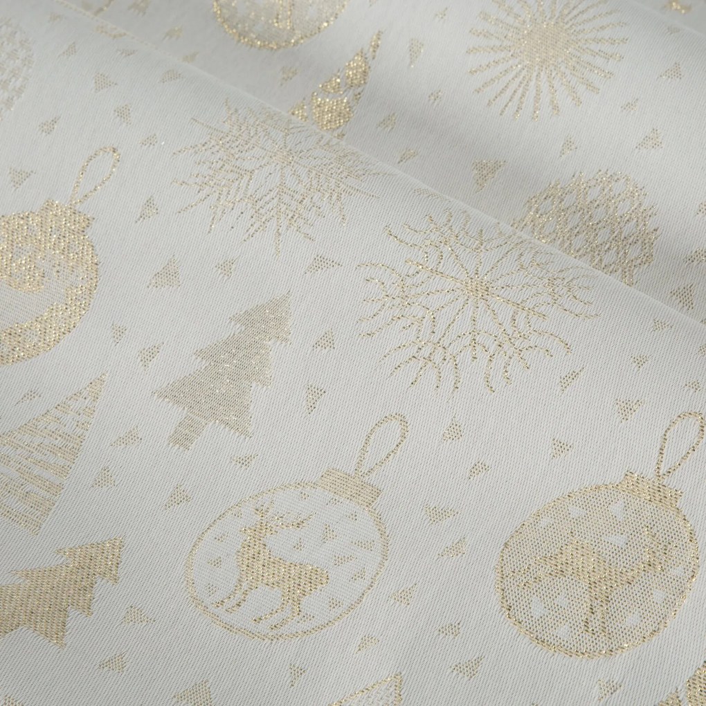 VIANOČNÝ OBRUS FLASH14 135X180 CM VZOROVANÝ