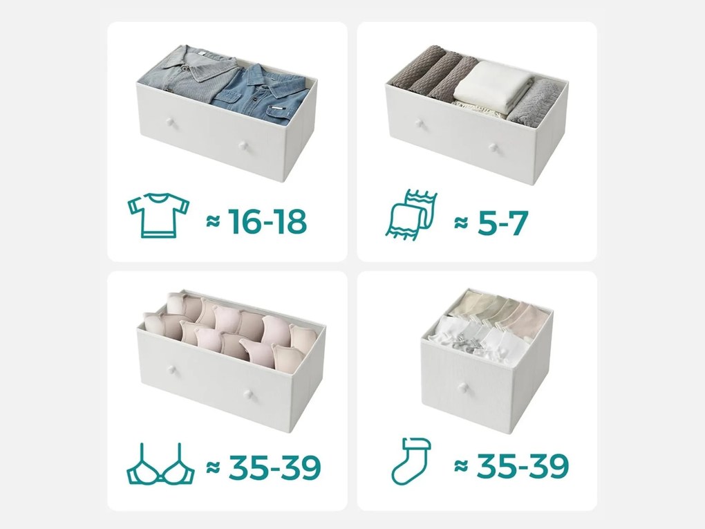 Komoda so zásuvkovými boxmi HALLY 53x93 cm, dub/biela