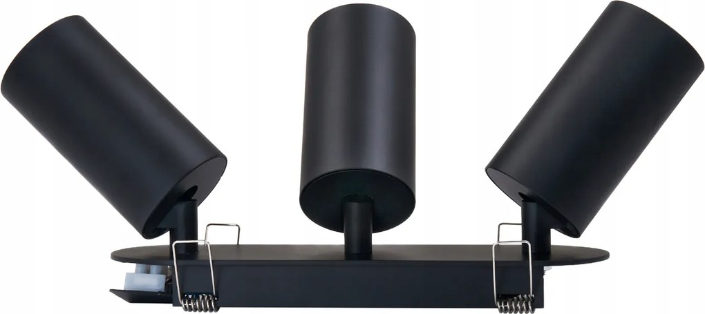 BERGE LED svietidlo 3xGU10 bodové - čierne