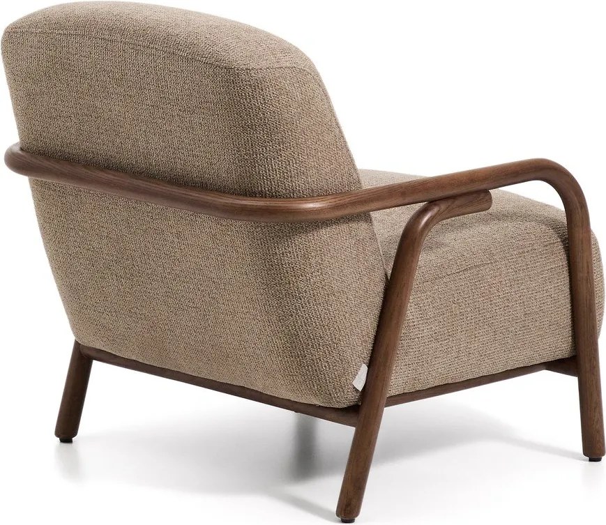 Taupe ženilkové kreslo Sylo – Kave Home