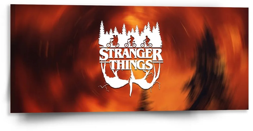 Sablio Obraz Stranger Things Glow - 110x50 cm
