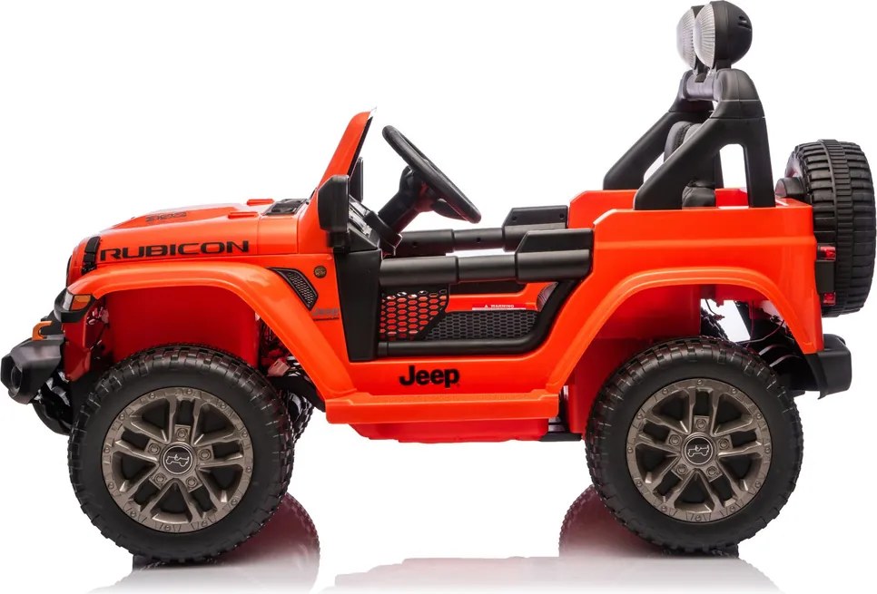 LEAN CARS Elektrické autíčko Jeep Rubicon 4x4 DK-JWR556 4x200W 24V oranžové