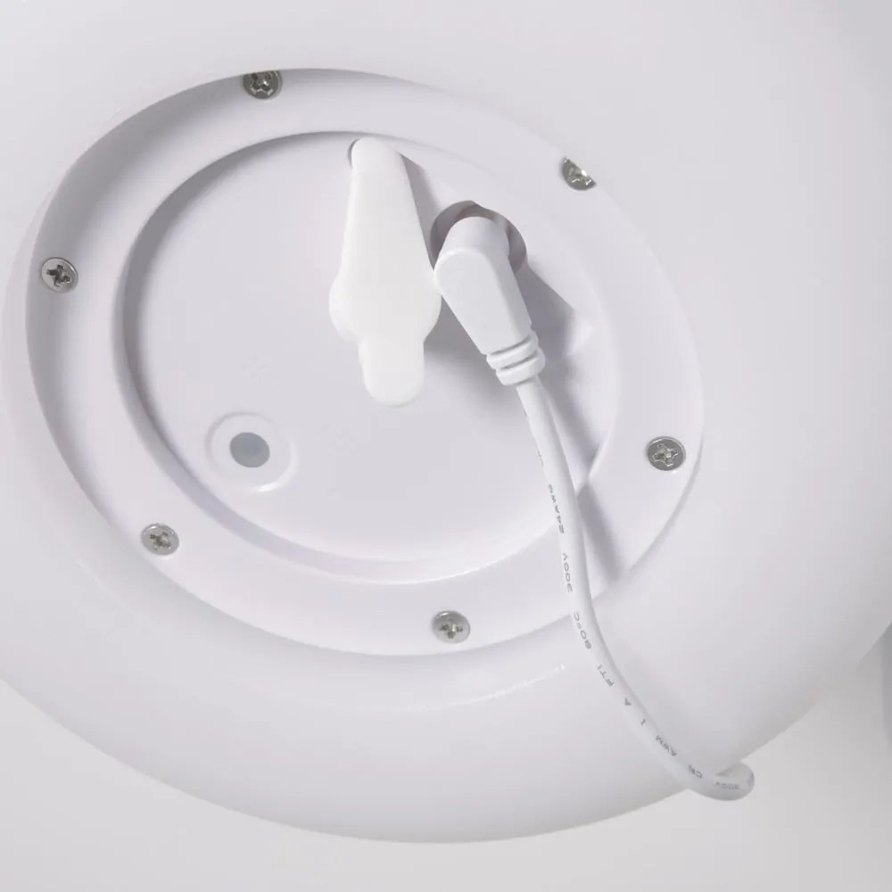 Bielo-hnedá vonkajšia lampa Kave Home Dialma