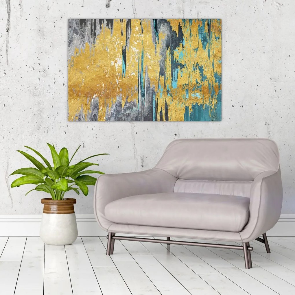 Obraz - Zlatý design (90x60 cm)