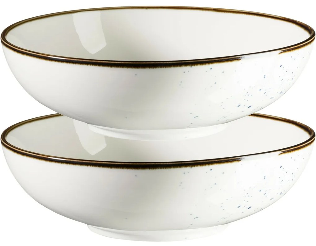 Mäser 2-dielna sada misiek Pintar Biele modrébodky 22 cm