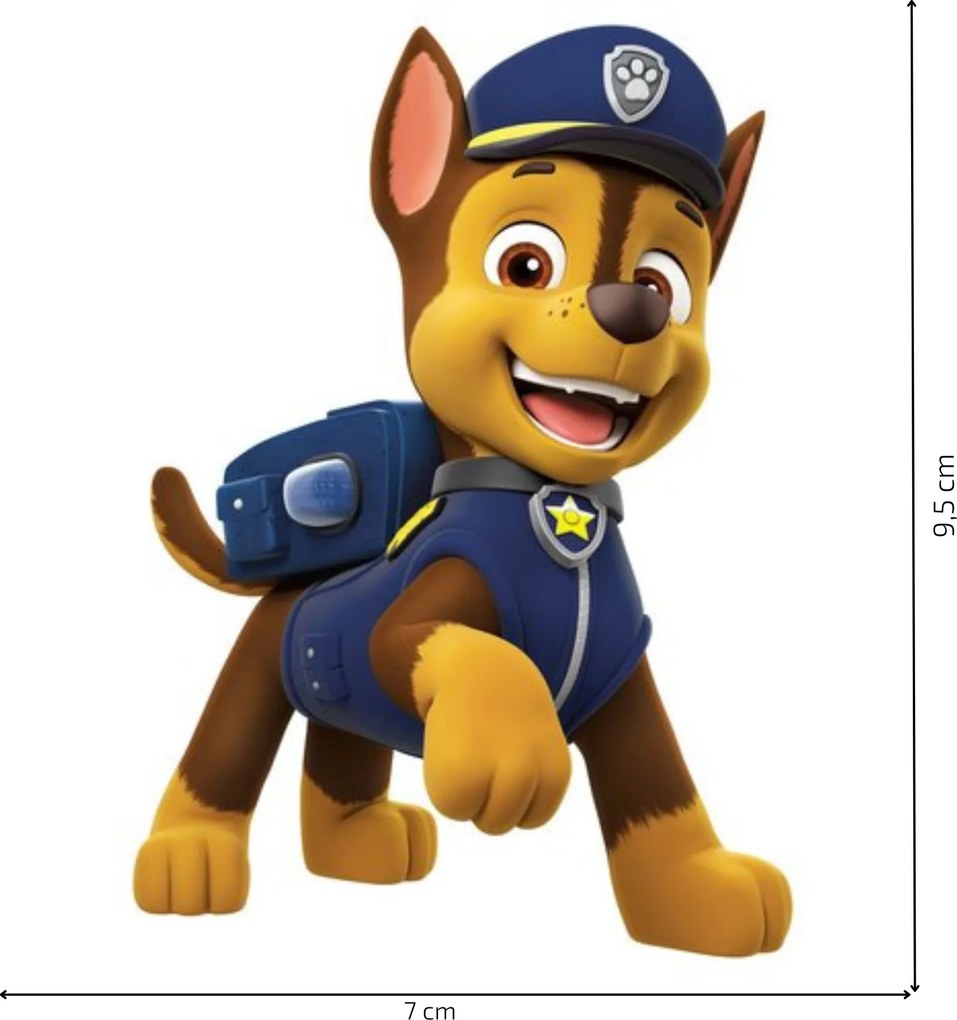 PIPPER. PAW Patrol - Chase - nálepka nad vypínač