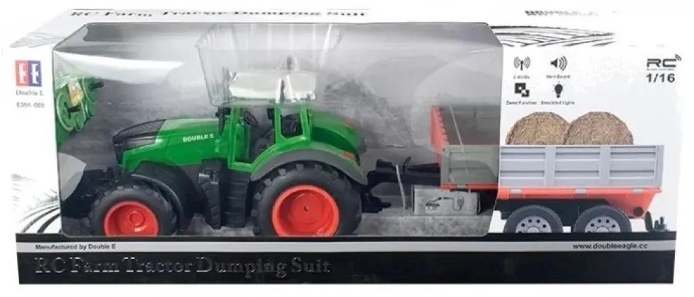 Double Eagle RC Veľký traktor s prívesom E354-003 1:16 2,4 GHz