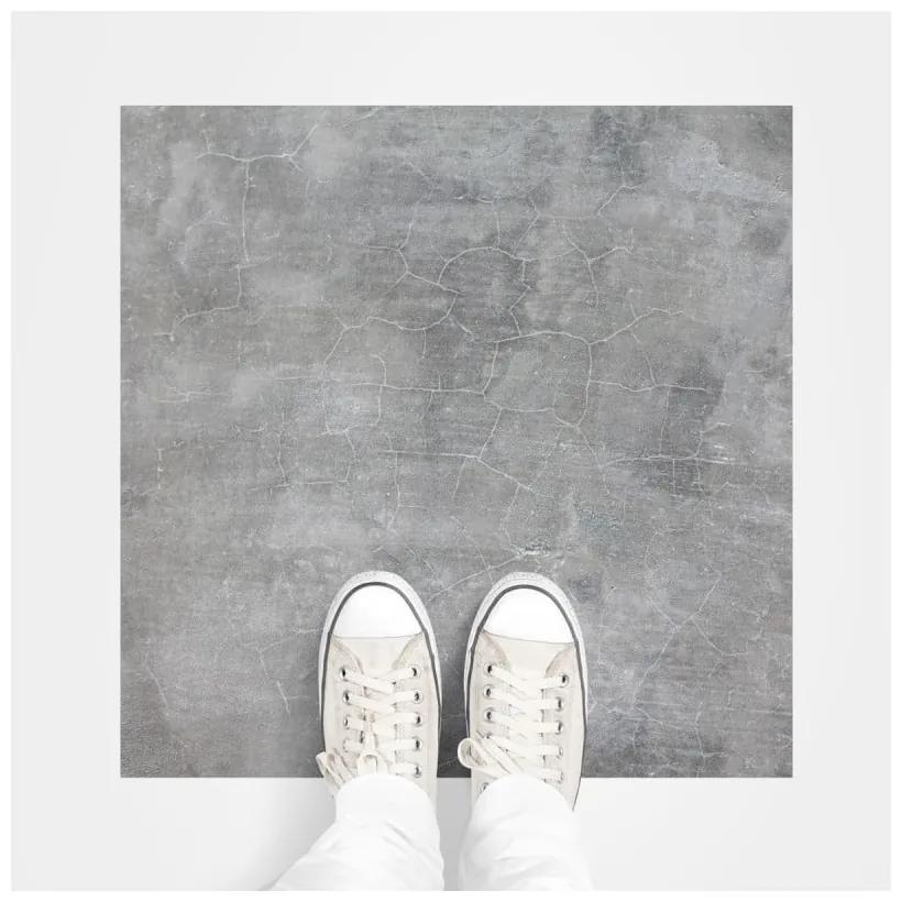 Samolepka na podlahu Ambiance Slab Stickers Waxed Concrete, 60 × 60 cm