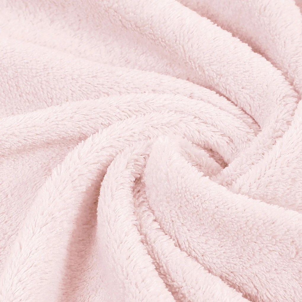 Goldea kvalitná deka z mikrovlákna - svetlo ružová 200 x 230 cm