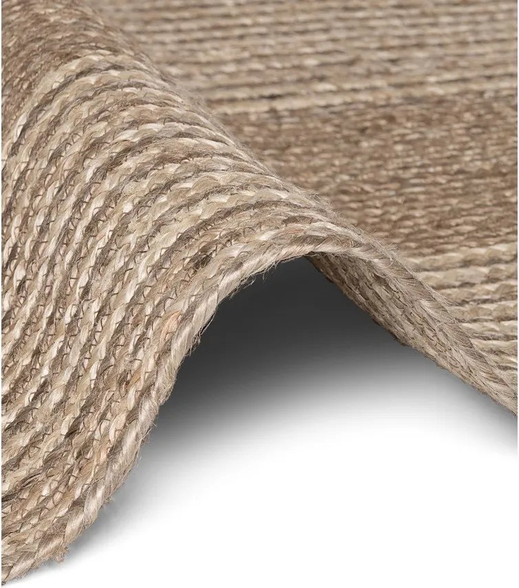 Obojstranný/ručne tkaný jutový behúň v svetlo prírodnej farbe/v tmavo prírodnej farbe 80x200 cm Juno – Hanse Home