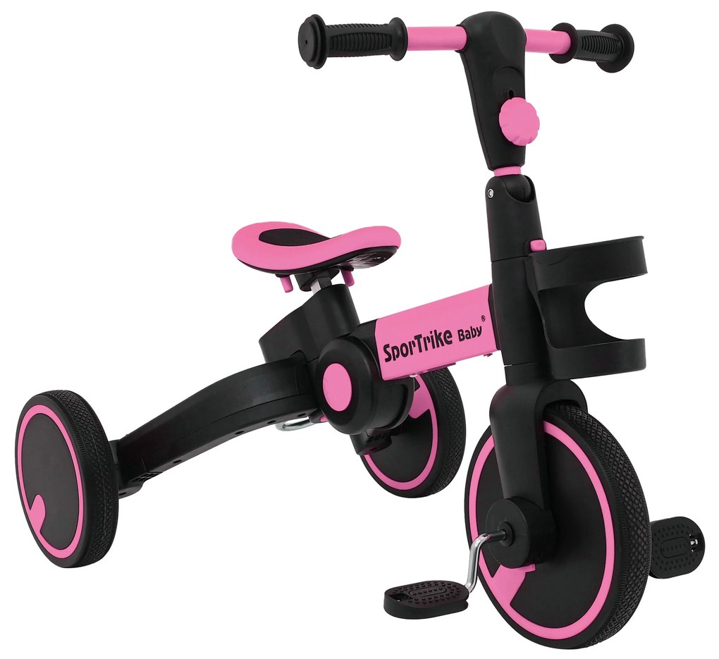 RAMIZ Odrážadlo Happy Bike 3v1 Sportrike ZSP.B68 - ružové