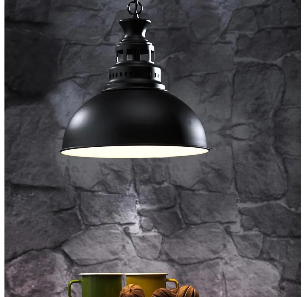 ONLI - Luster na reťazi ISTANBUL 1xE27/22W/230V čierna