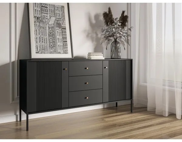 Komoda LUE čierna