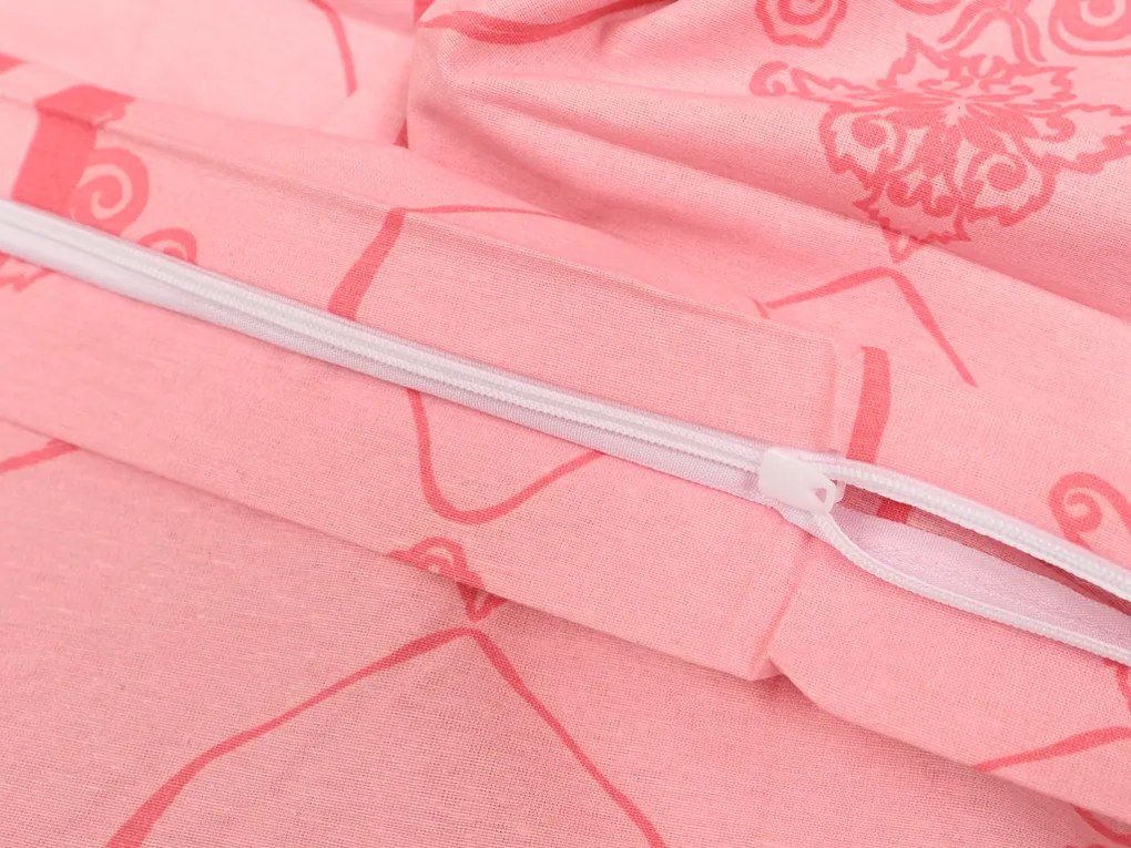 Bavlnené obliečky ALCUDIA ružové Rozmer obliečky: 70 x 90 cm | 140 x 220 cm