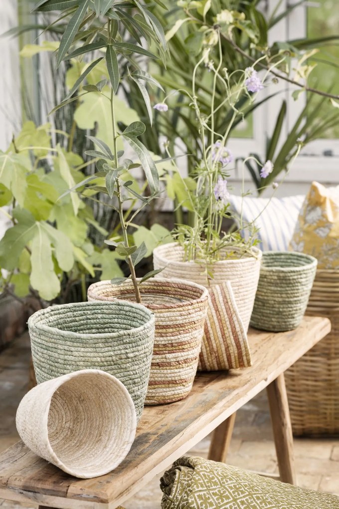 Ib Laursen Obal na květináč Cream 20 cm