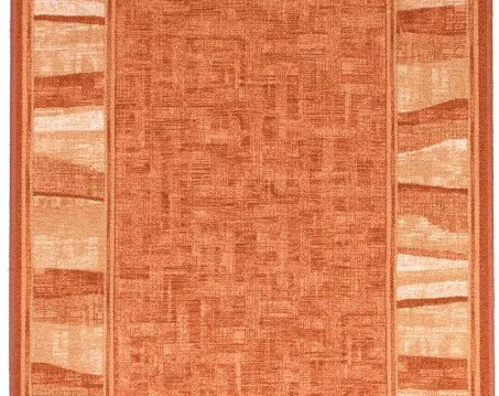 Koberce Breno Behúň LINEA 80, šíře role 67 cm, oranžová
