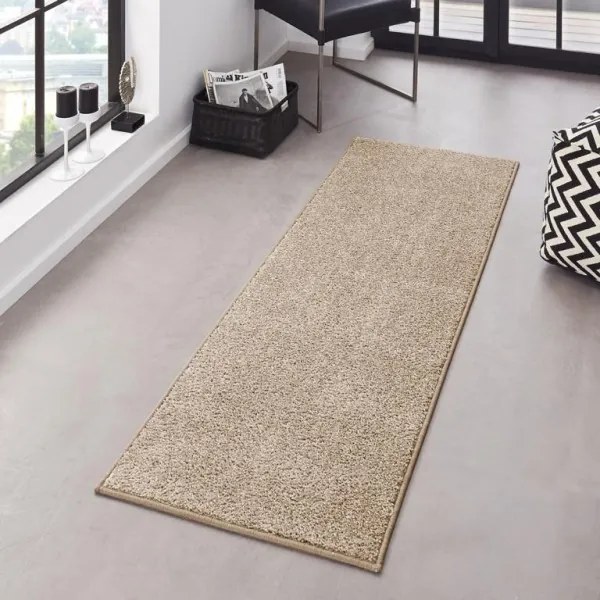 Hanse Home, Kusový koberec Pure 102662 Taupe/Cream, 200x300, béžová, kancelária
