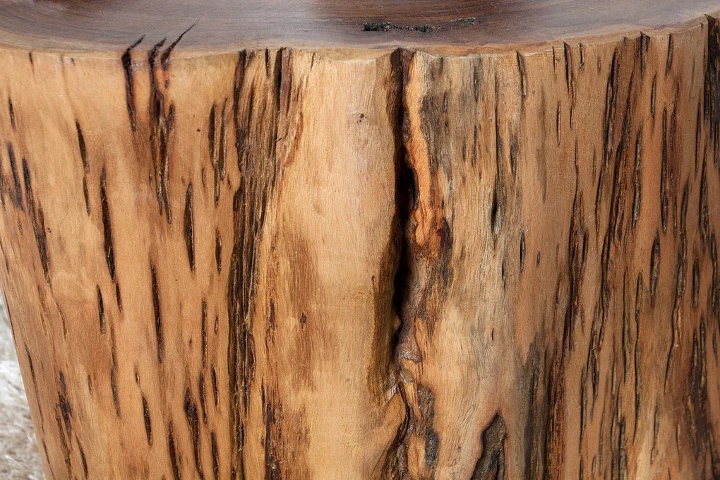 Príručný stolík PURE 30 cm masívne akáciové drevo