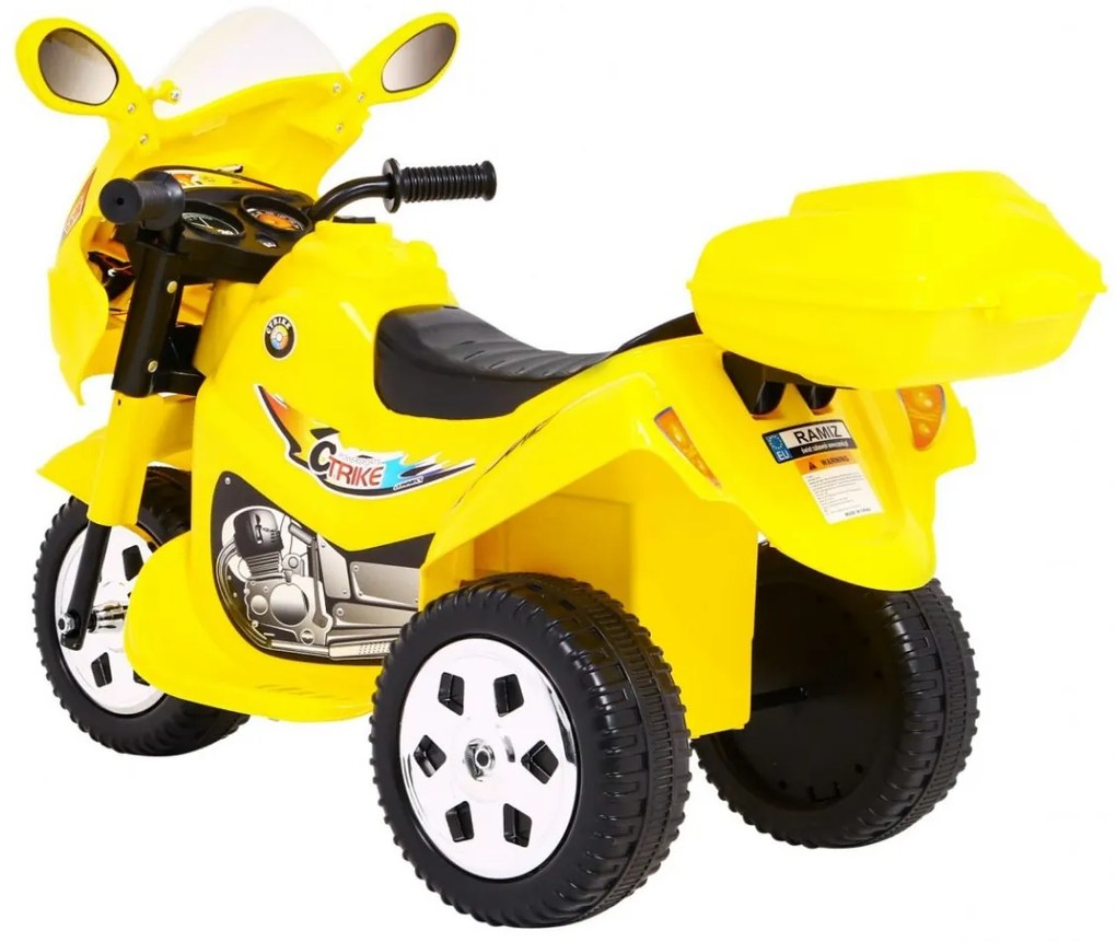 RAMIZ ELEKTRICKÁ MOTORKA BJX-088 - ŽLTÁ - 1x18 W - 1x 6V/4,5Ah - 2023