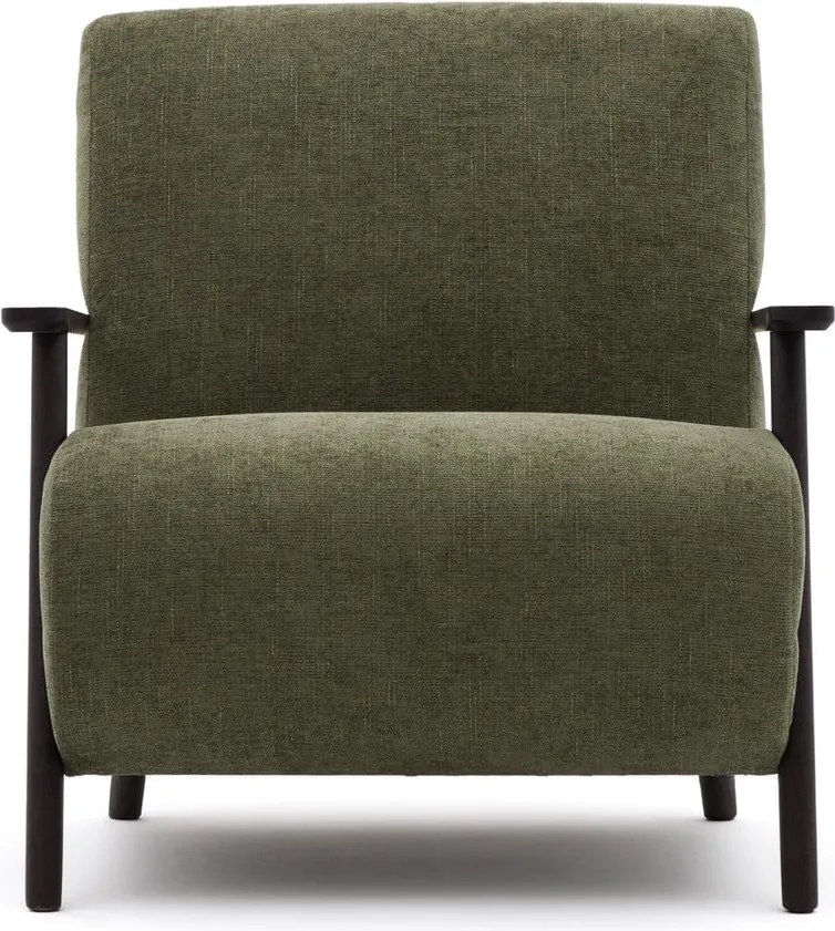 Zelené ženilkové kreslo Meghan – Kave Home