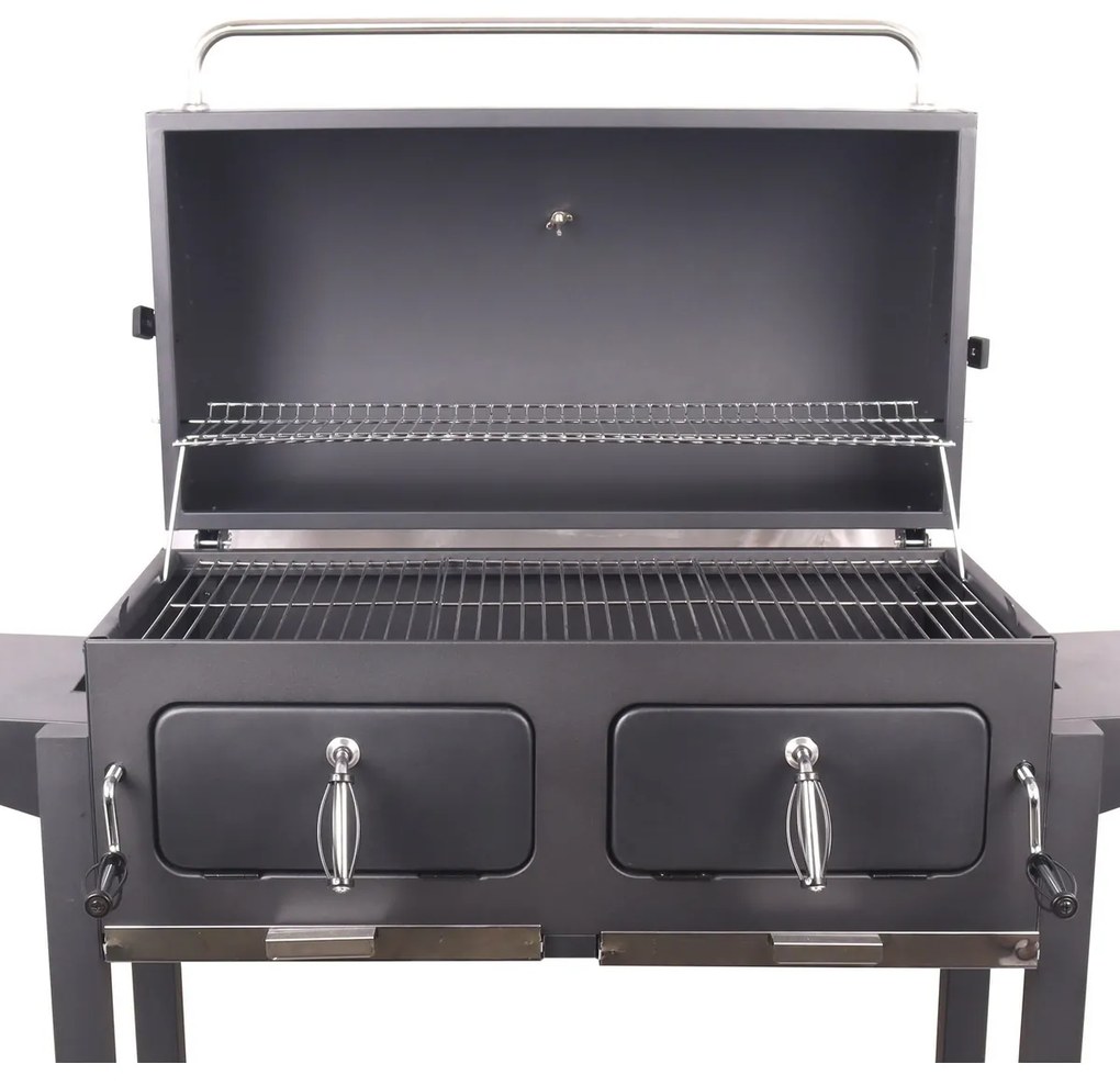 Cattara 13047 Gril na drevené uhlie Royal Grande 3XL, 162 x 108,5 x 64 cm