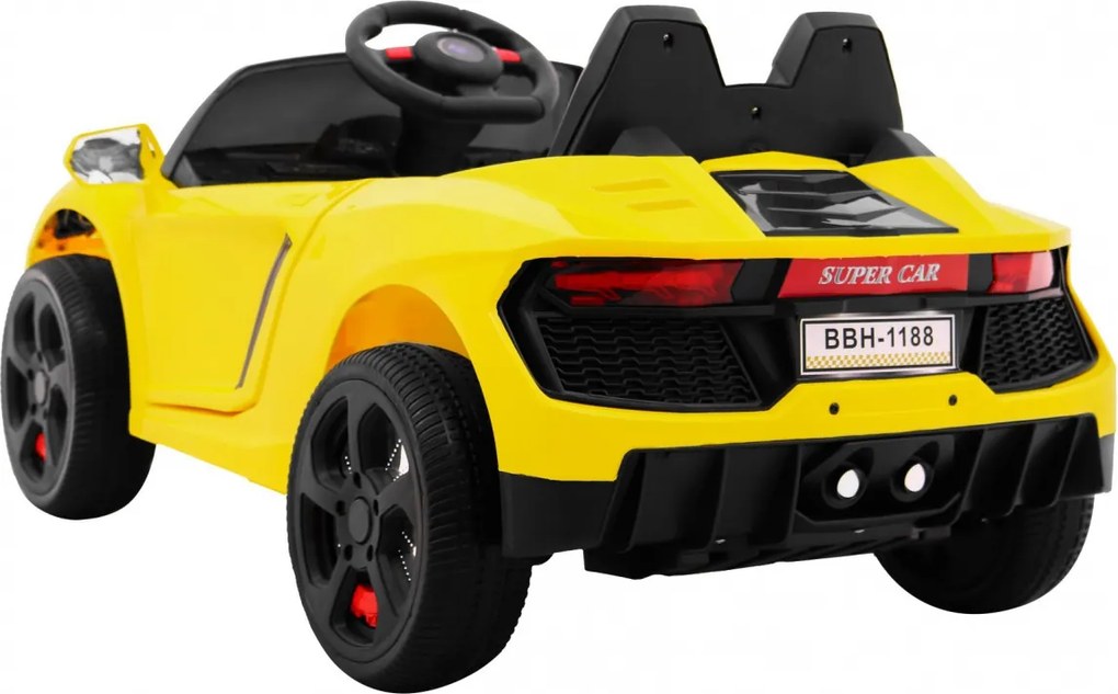 Ramiz Budúce batériové auto pre deti Žlté + diaľkové ovládanie