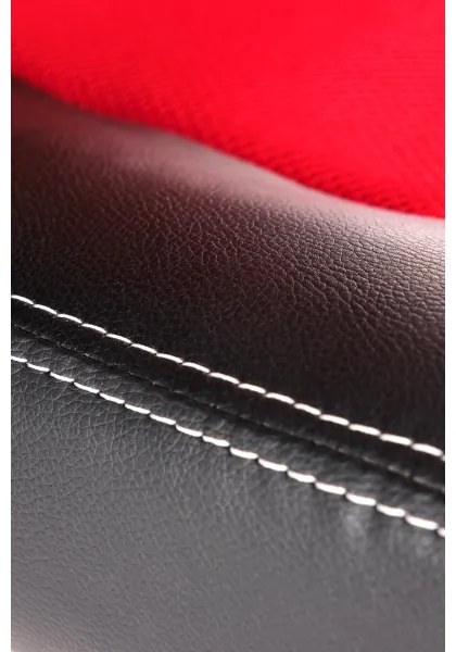 Kancelárska stolička KENU čierna/červená