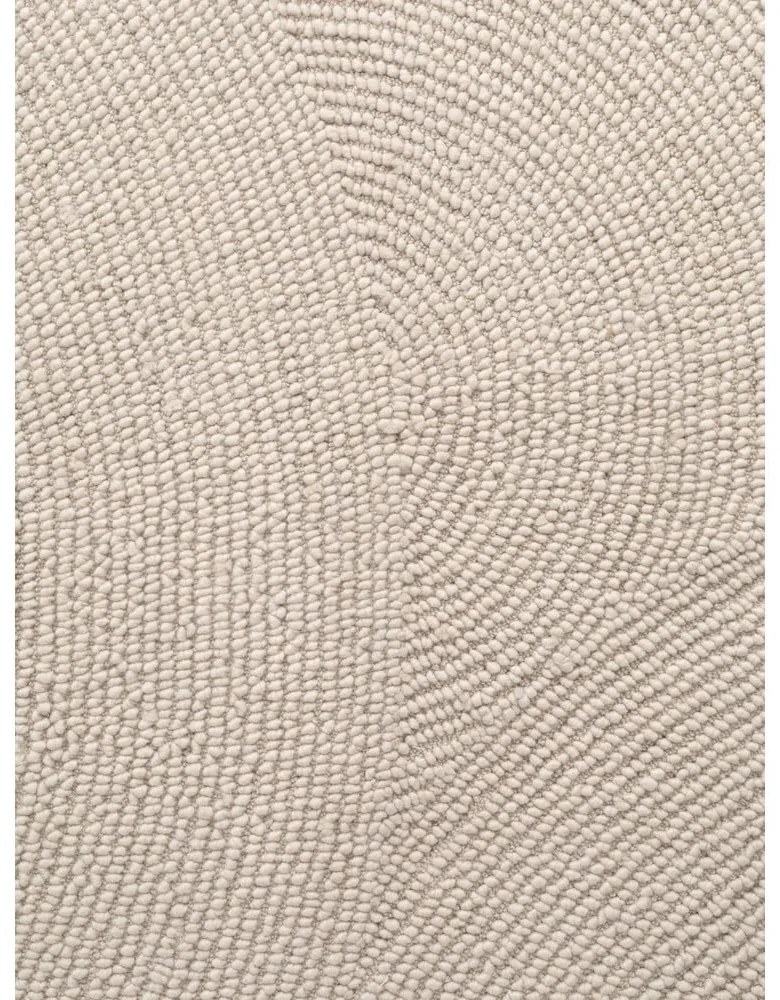 Ručne tkaný vlnený behúň vo svetlo prírodnej farbe 80x200 cm Eleni Natural White – Hanse Home