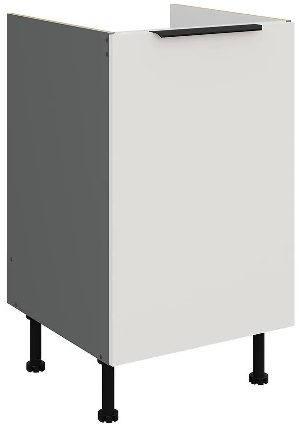 Kuchynská skrinka Aria-Wh/Ant Anti Fingerprint 50zl 1f Bb