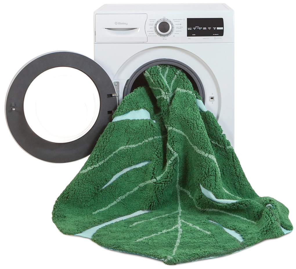 Lorena Canals, Pre zvieratá: Prateľný koberec Monstera Leaf, 120x180, zelená, chodba / predsieň