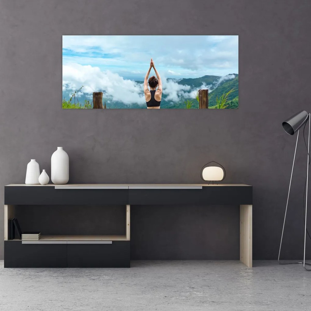 Obraz - Jóga (120x50 cm)