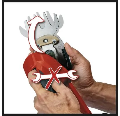Aku nožnice na trávu a kríky Einhell Power X-Change GE-CG 18 Li Solo bez aku a nabíjačky