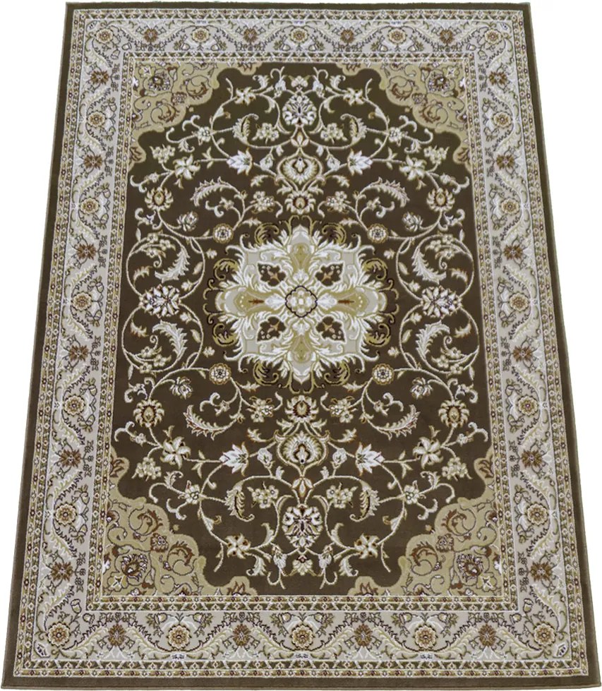 Koberec Shahrazad 4800 hnedý – orientálny vzor, obdĺžnik Rozmer: 80x150 cm