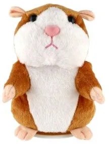 Teddies Škrečok Mireček opakujúci vety 18 cm na batérie 12 x 20 x 10 cm