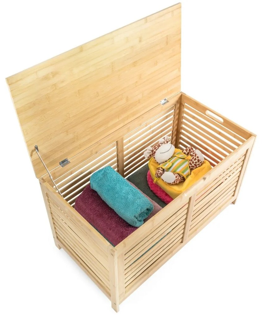 Úložný box G21 76 x 40 x 45 cm, bambusový