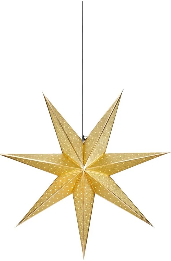 V zlatej farbe vianočná svetelná dekorácia ø 45 cm Glitter – Markslöjd