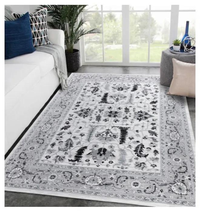 Kusový koberec Katia sivý 133x190cm