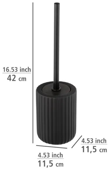 WENKO 24805100 - WC kefa BELLUNO 11,5x42 cm čierna