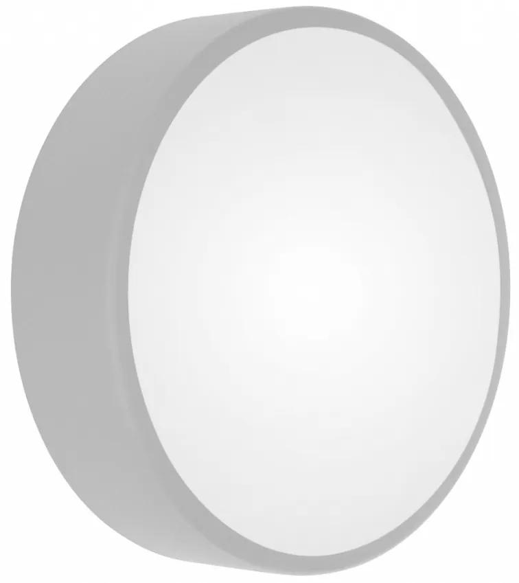 TEMAR Prisadené stropné kúpeľňové osvetlenie CLEO, 2xE27, 40W, 30cm, okrúhle, šedé, IP54