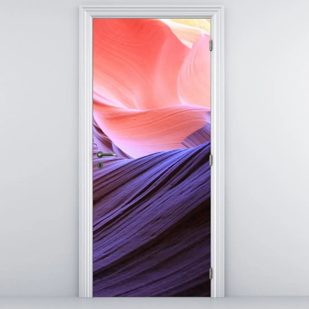 Fototapeta na dvere - Farebný piesok (95x205cm)