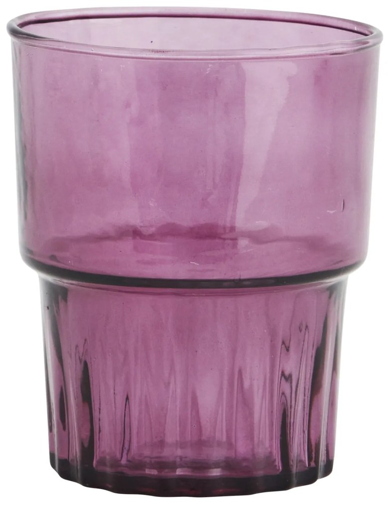 MADAM STOLTZ Pohár na vodu Colors 200 ml Zelená