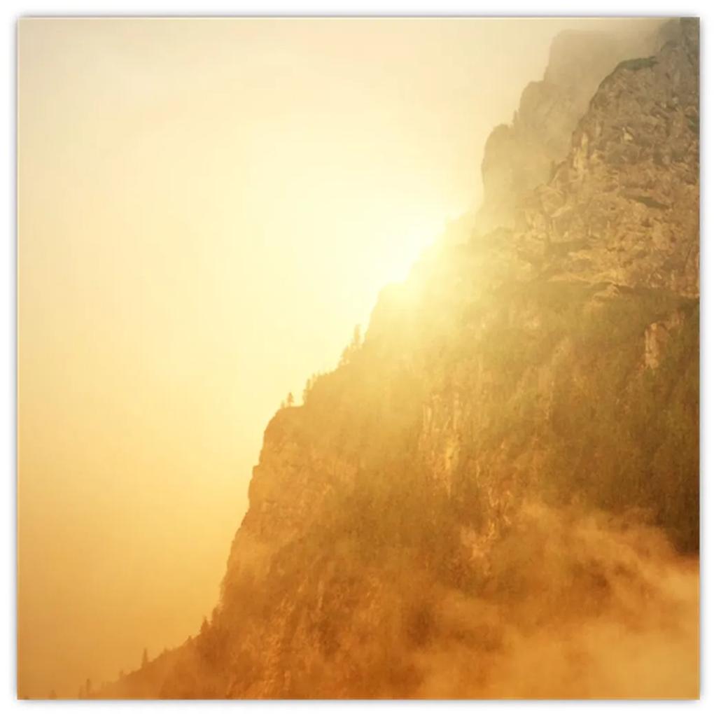 Obraz hory v hmle (30x30 cm)