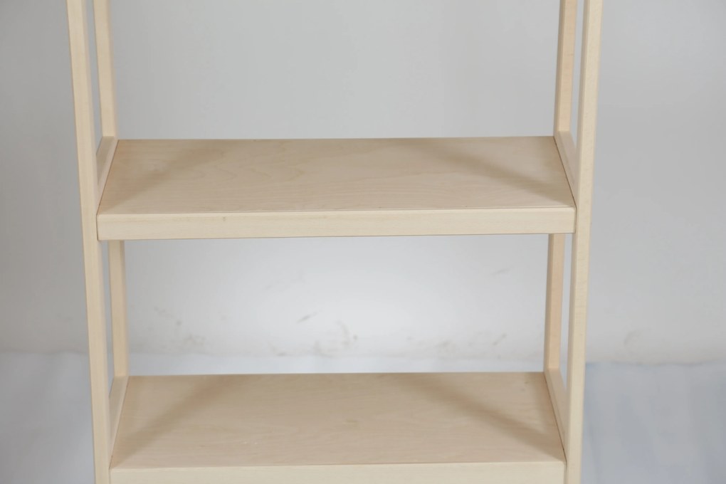 Regál drevený bukový počet políc 3 - 93x80x33 cm
