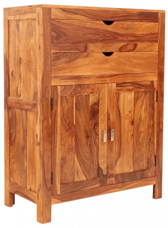 Indický nábytok - Komoda Amba 90x120x45 z indického masívu palisander Only stain
