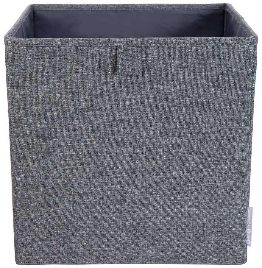 Sivý úložný box Bigso Box of Sweden Cube