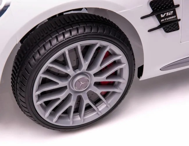 Elektrické autíčko Mercedes-Benz SL65 AMG biele