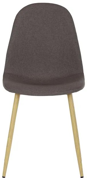 Autronic BONTEC Jedálenská stolička, hnedá CT-972 BR2 Farba: Strieborná